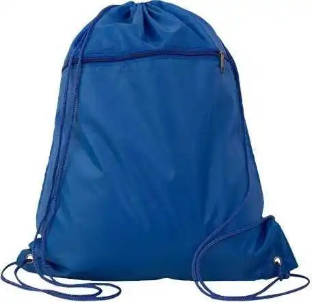 Q-tees Q135200 Polyester Cinchpack - Royal - one Size Fits Most