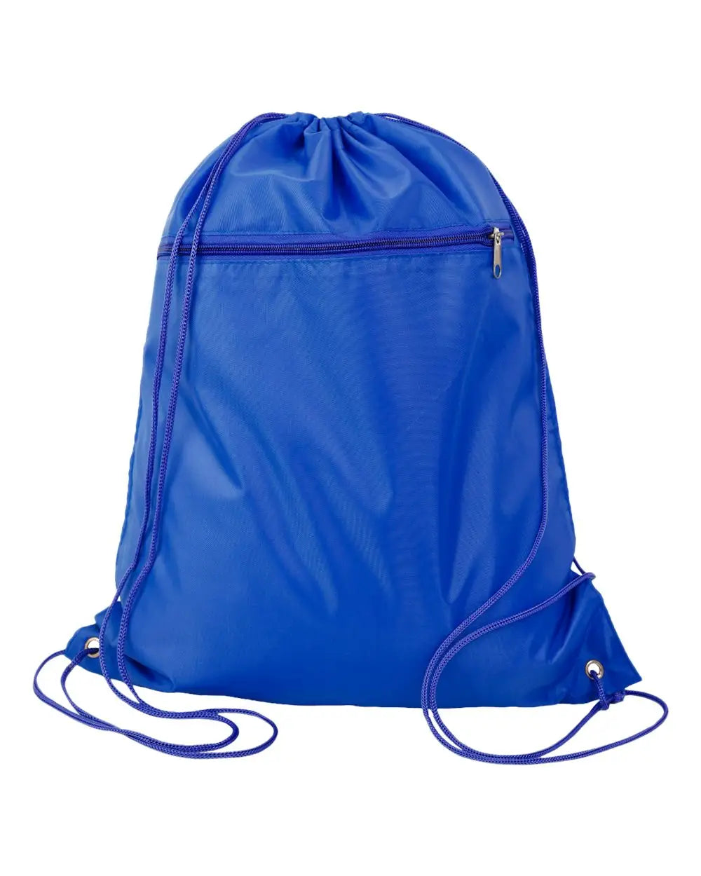 Q-tees Q135200 Polyester Cinchpack - Royal - one Size Fits Most