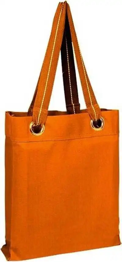 Q-tees Q1630 Large Grommet Tote - Orange - one Size Fits Most