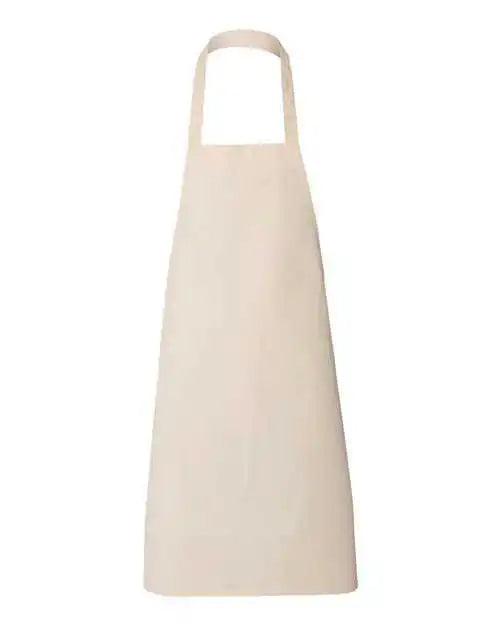 Q-tees Q2010 Butcher Apron - Natural - one Size Fits Most