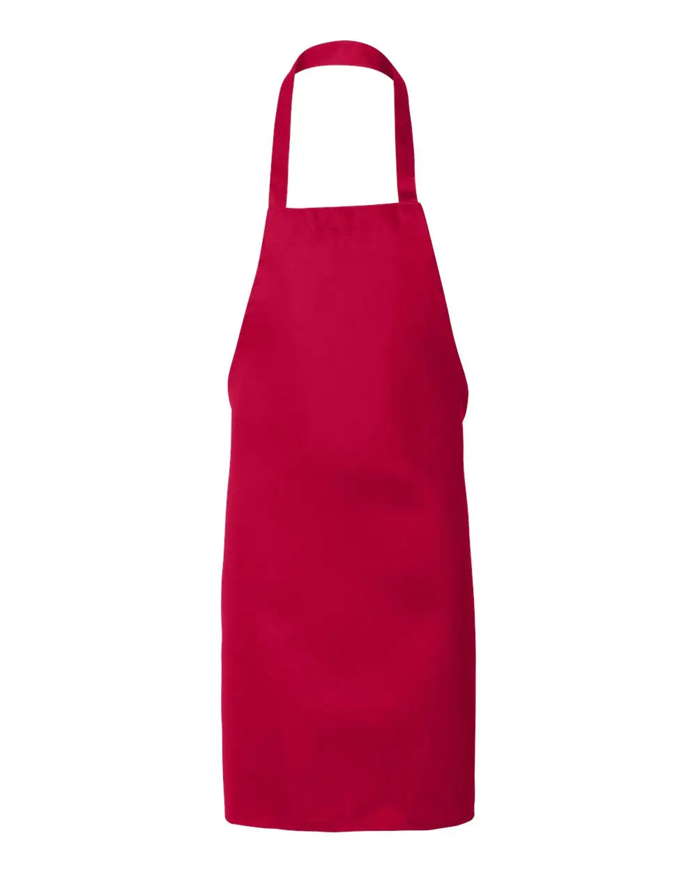 Q-tees Q2010 Butcher Apron - Red - one Size Fits Most