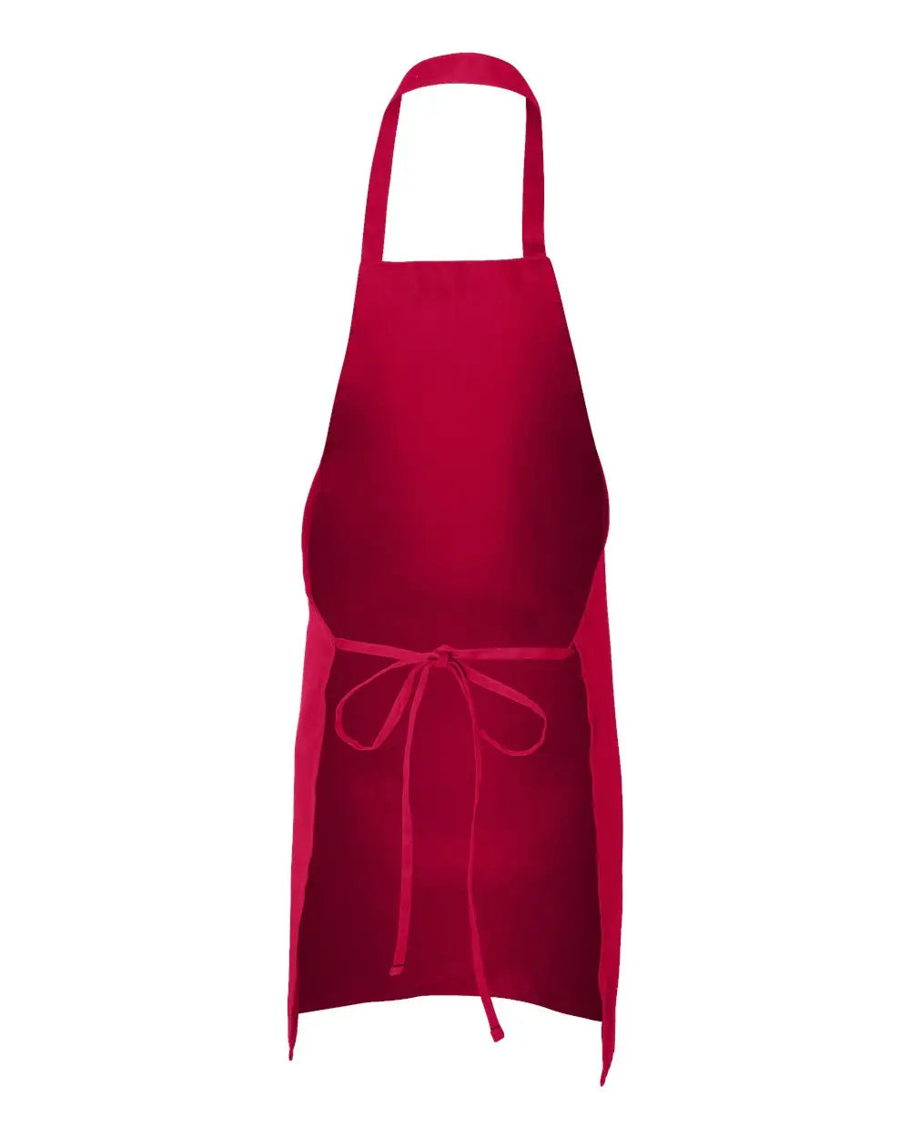 Q-tees Q2010 Butcher Apron - Red - one Size Fits Most