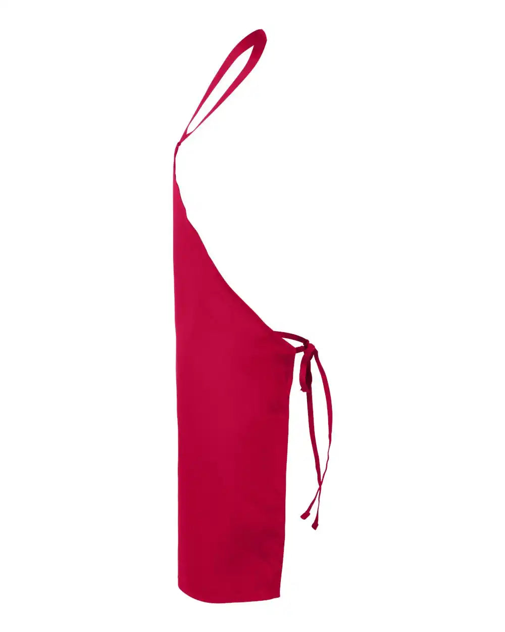 Q-tees Q2010 Butcher Apron - Red - Osfa