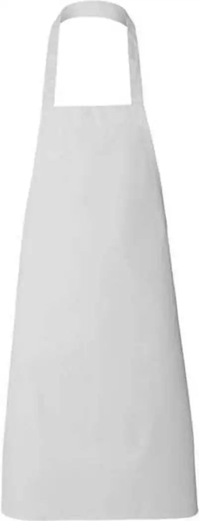Q-tees Q2010 Butcher Apron - White - one Size Fits Most