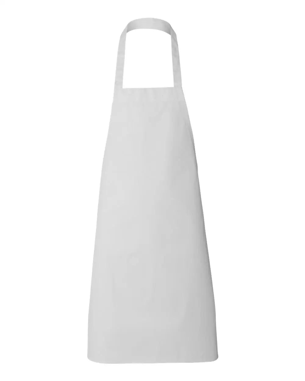 Q-tees Q2010 Butcher Apron - White - one Size Fits Most