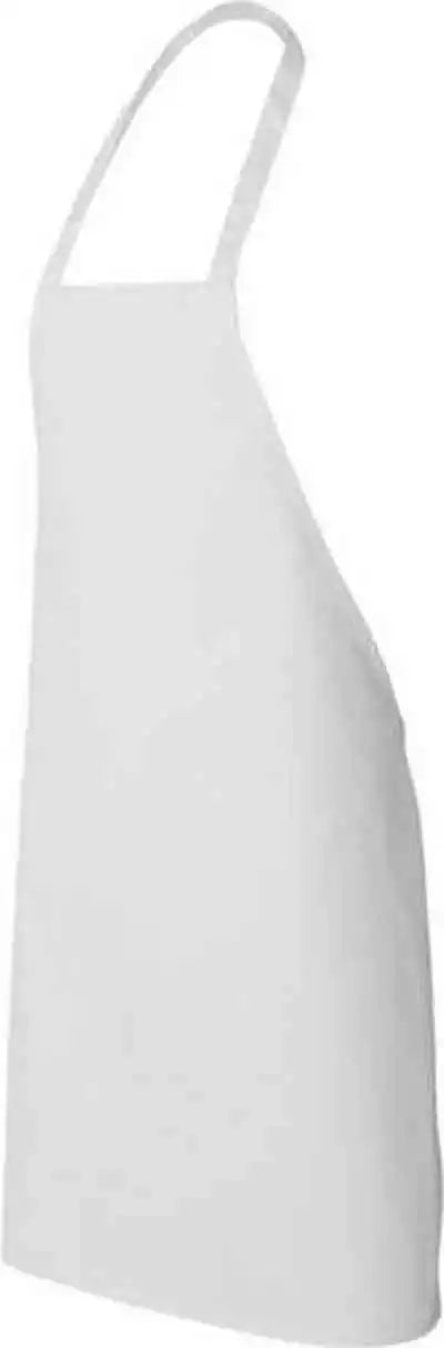Q-tees Q2010 Butcher Apron - White - one Size Fits Most