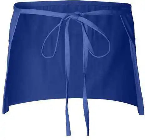 Q-tees Q2115 Waist Apron with Pockets - Royal - one Size Fits Most