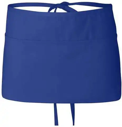 Q-tees Q2115 Waist Apron with Pockets - Royal - one Size Fits Most