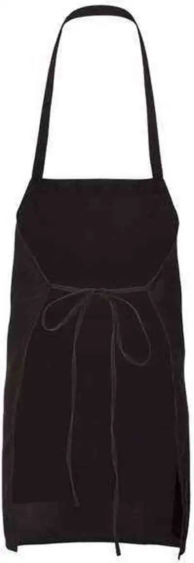 Q Tees Q4010 Bib Apron Black / one Size Fits Most