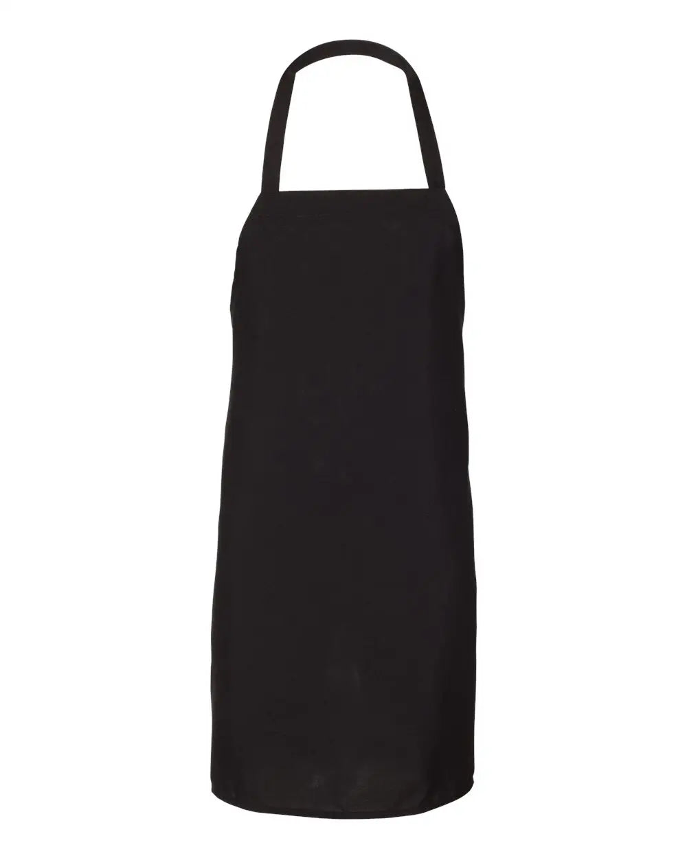 Q-tees Q4010 Bib Apron - Black - one Size Fits Most