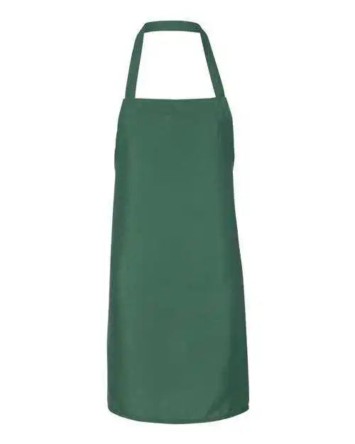 Q-tees Q4010 Bib Apron - Forest - one Size Fits Most