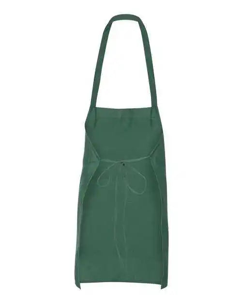 Q-tees Q4010 Bib Apron - Forest - one Size Fits Most