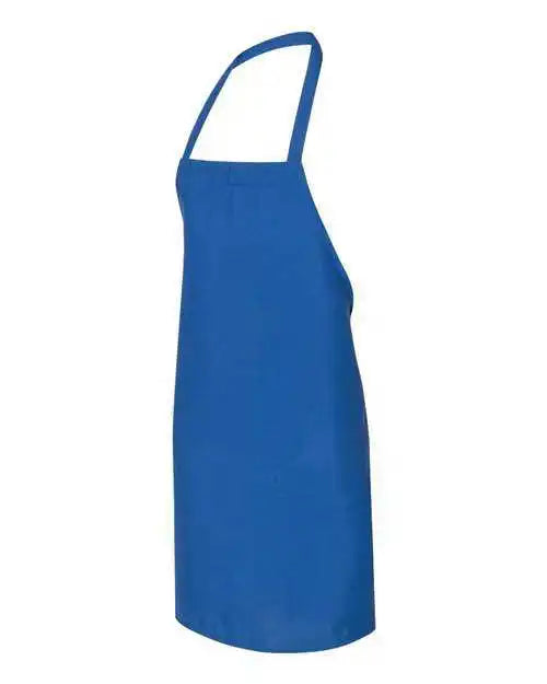 Q-tees Q4010 Bib Apron - Royal - one Size Fits Most
