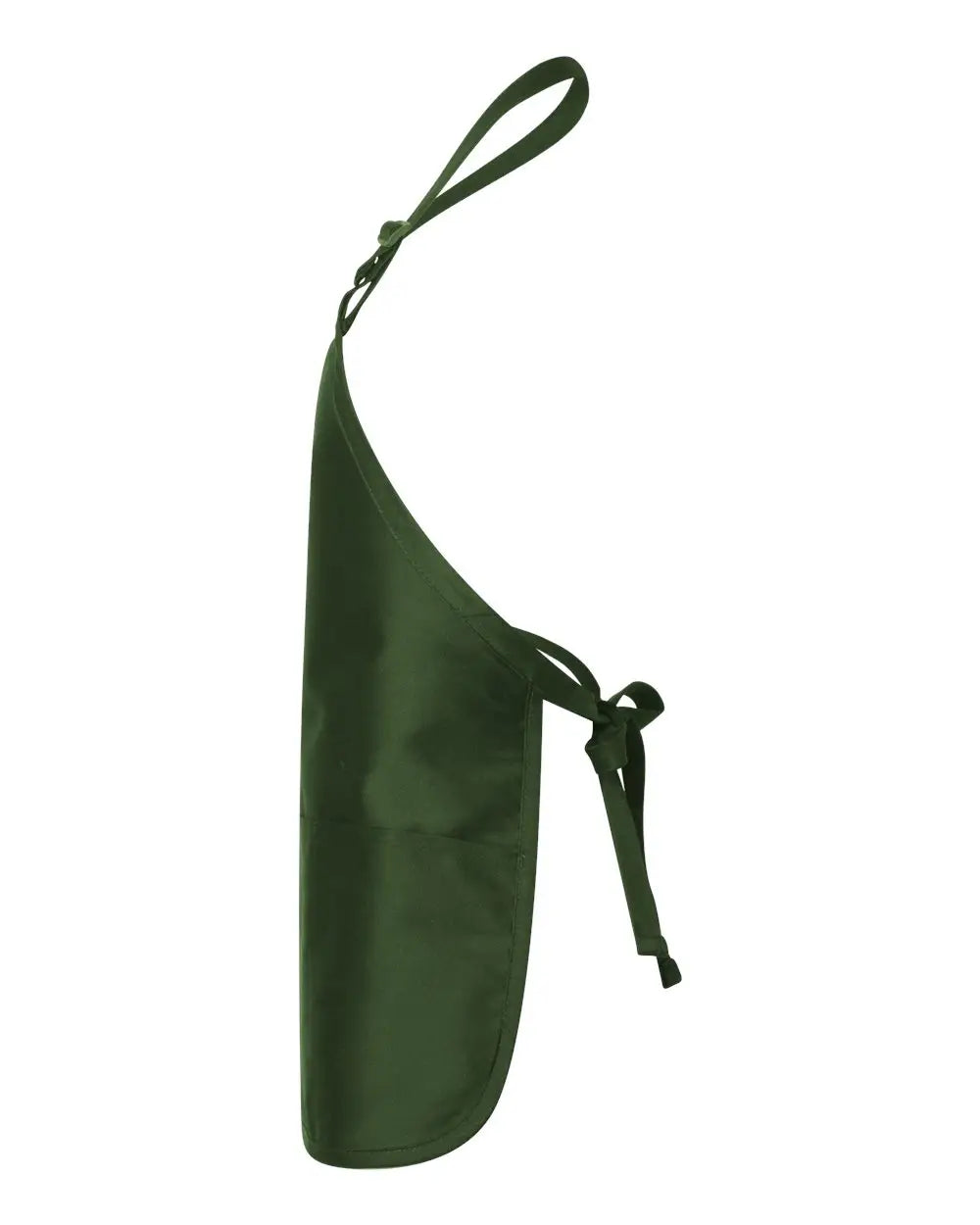 Q-tees Q4250 Full-length Apron with Pouch Pocket - Forest - one Size Fits Most