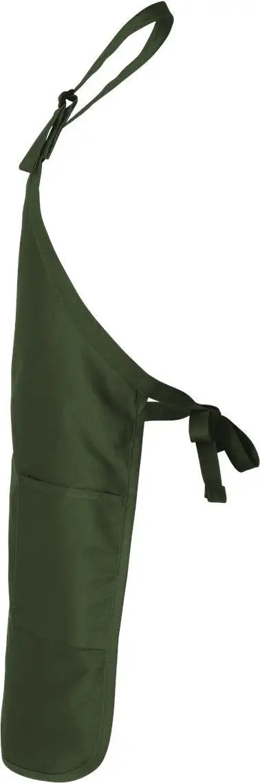 Q-tees Q4350 Full-length Apron with Pockets - Forest - one Size Fits Most