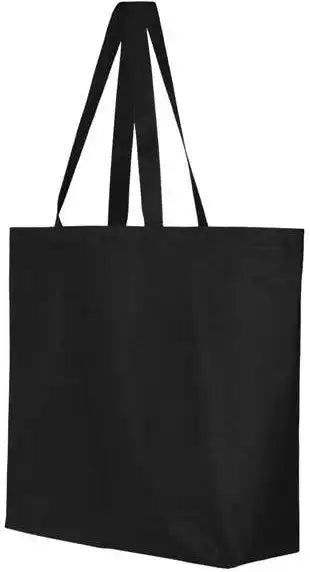 Q-tees Q600 25l Jumbo Tote - Black - one Size Fits Most