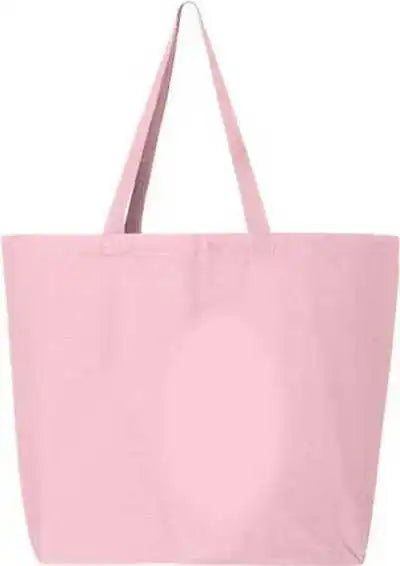 Q-tees Q600 25l Jumbo Tote - Light Pink
