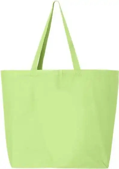 Q-tees Q600 25l Jumbo Tote - Lime - one Size Fits Most