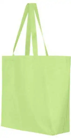 Q-tees Q600 25l Jumbo Tote - Lime - one Size Fits Most