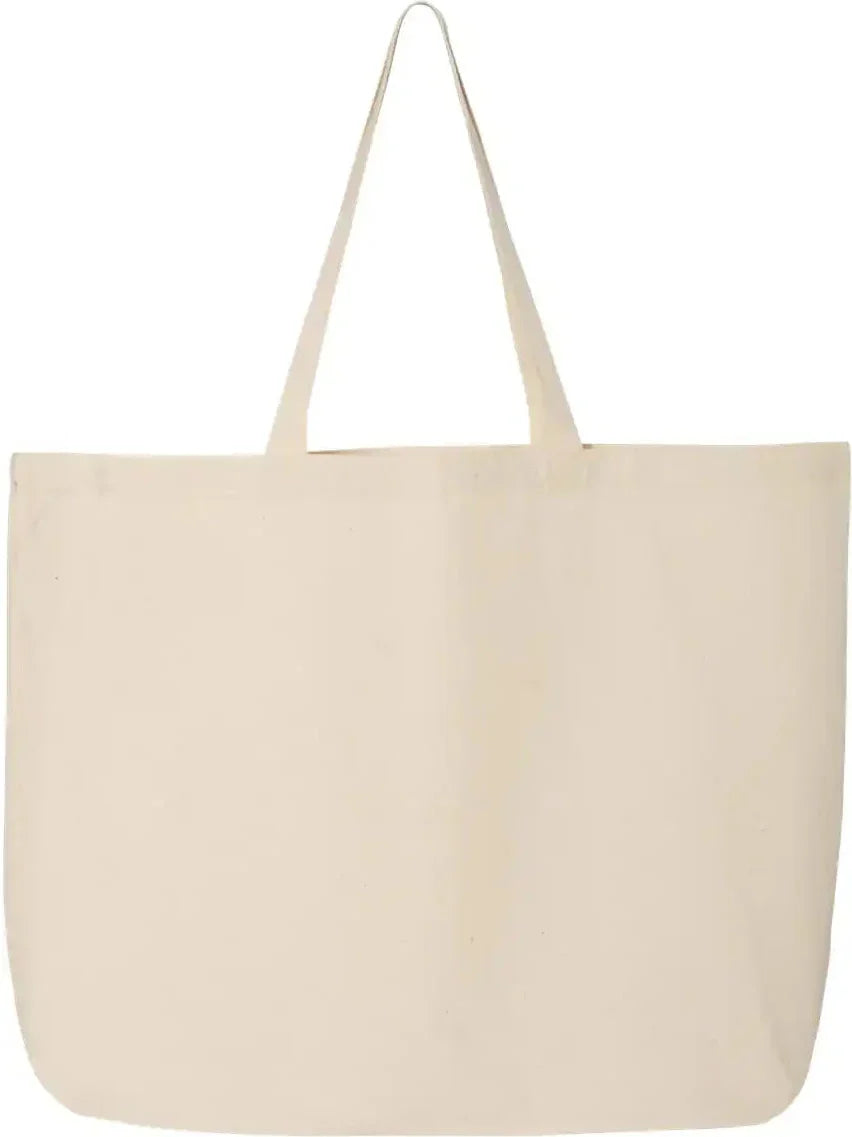 Q-tees Q600 25l Jumbo Tote - Natural