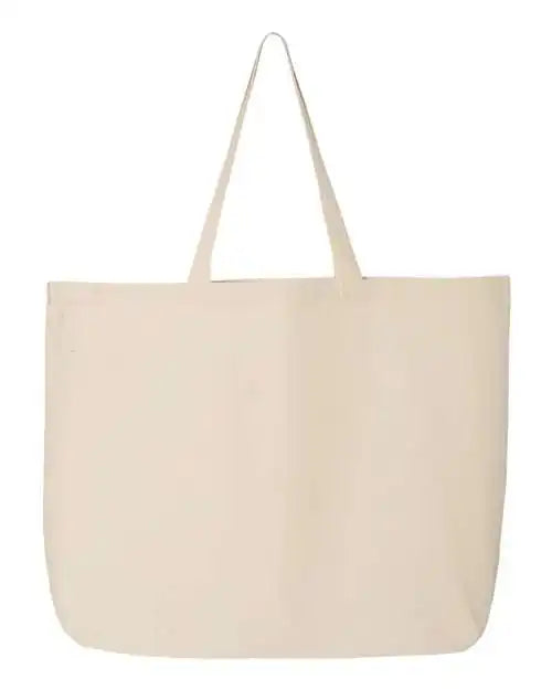 Q-tees Q600 25l Jumbo Tote - Natural - one Size Fits Most