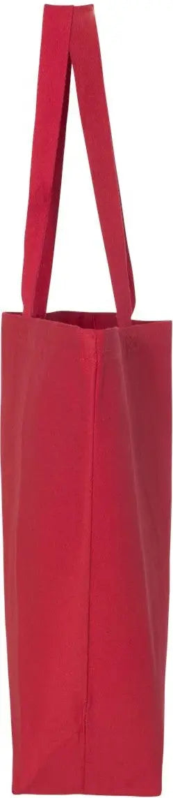 Q-tees Q600 25l Jumbo Tote - Red - one Size Fits Most