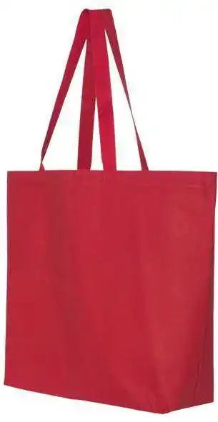 Q-tees Q600 25l Jumbo Tote - Red - one Size Fits Most