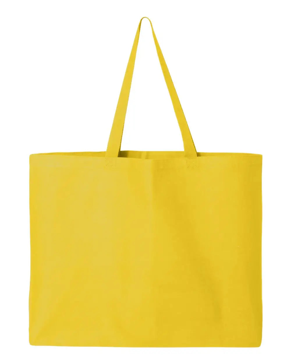 Q-tees Q600 25l Jumbo Tote - Yellow - one Size Fits Most