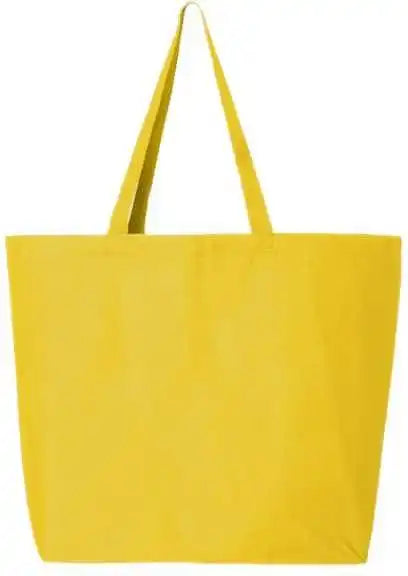 Q-tees Q600 25l Jumbo Tote - Yellow - one Size Fits Most
