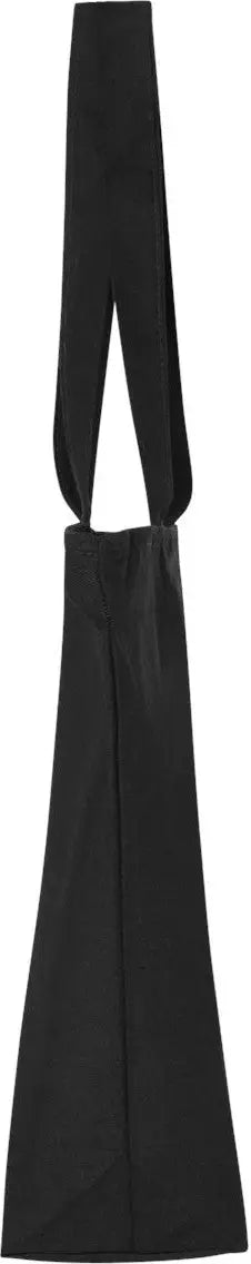 Q-tees Q611 25l Zippered Tote - Black - one Size Fits Most
