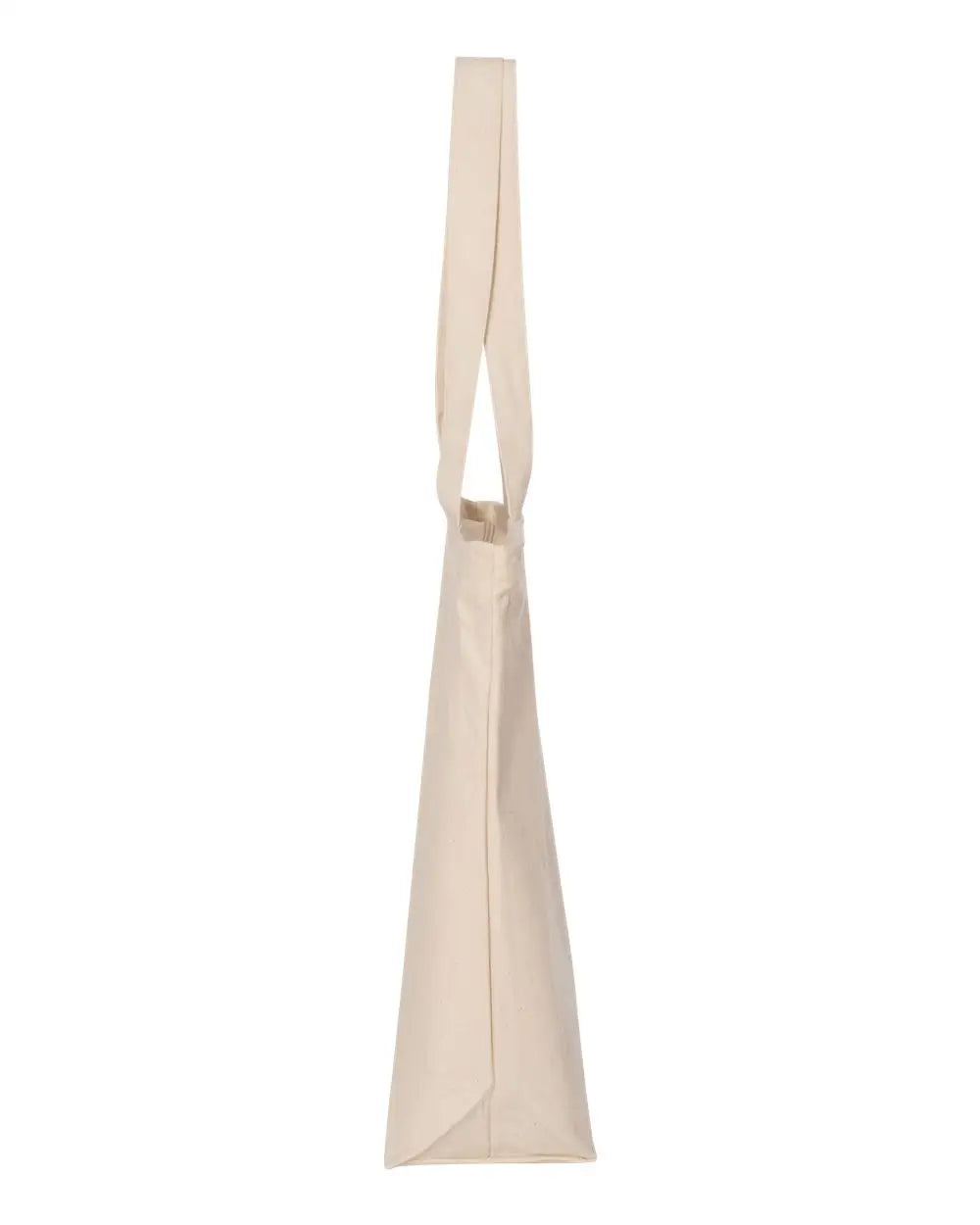 Q-tees Q611 25l Zippered Tote - Natural - one Size Fits Most