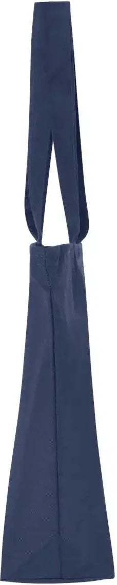 Q-tees Q611 25l Zippered Tote - Navy - one Size Fits Most