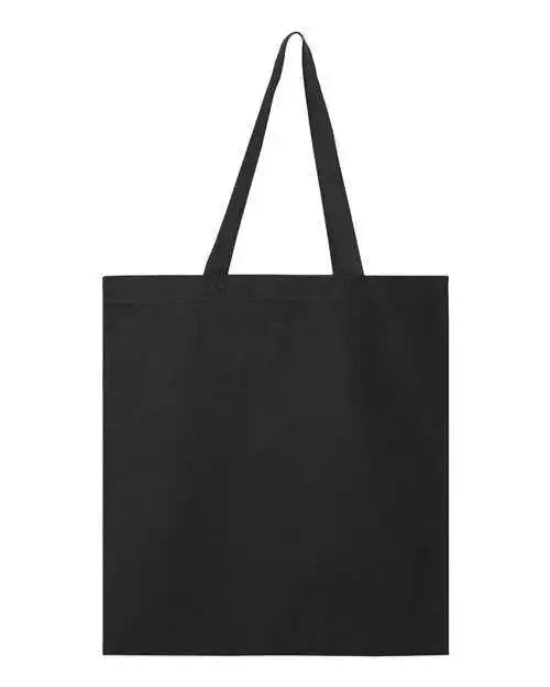 Q Tees Q800 Promotional Tote Black / one Size Fits Most