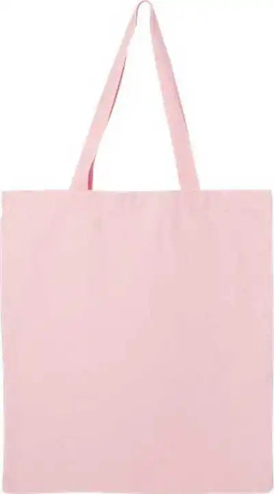 Q Tees Q800 Promotional Tote Light Pink