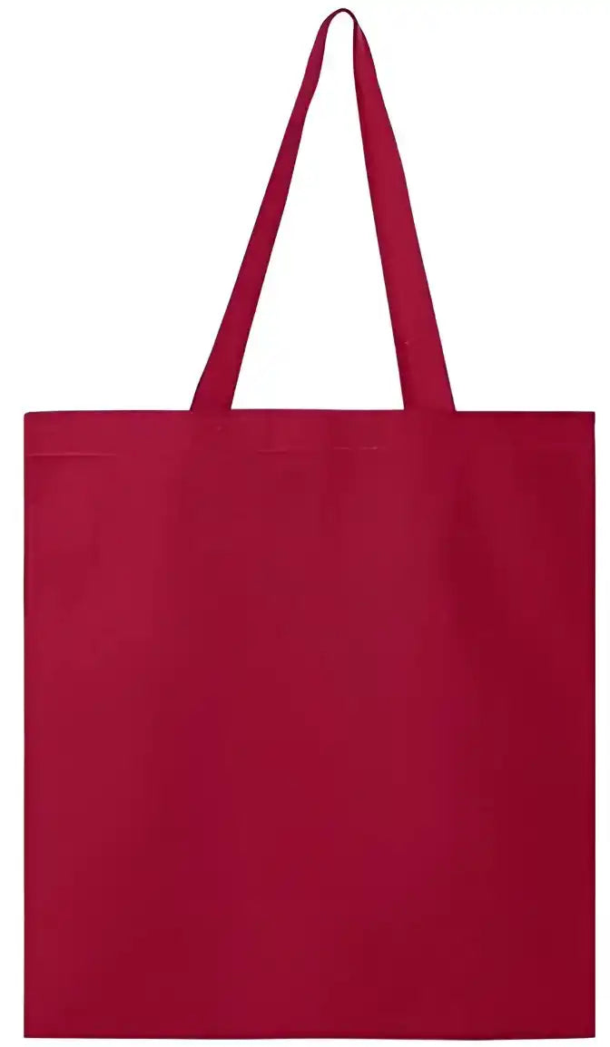 Q Tees Q800 Promotional Tote Red / one Size Fits Most