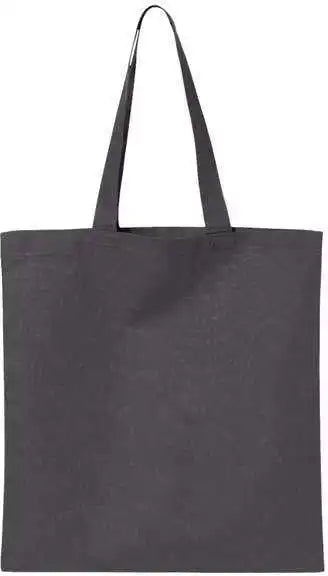 Q-tees Qtb Economical Tote - Charcoal - Dark Gray / one Size Fits Most