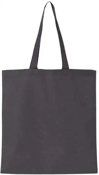 Q-tees Qtb Economical Tote - Charcoal - Dark Gray / one Size Fits Most