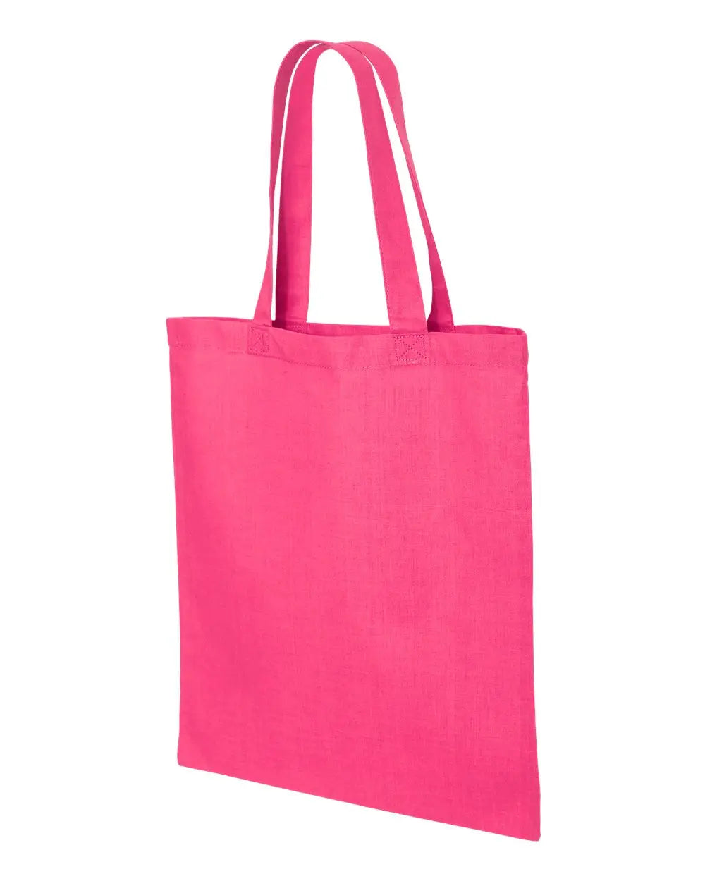 Q-tees Qtb Economical Tote - Hot Pink - one Size Fits Most