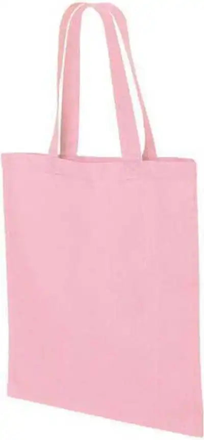 Q-tees Qtb Economical Tote - Light Pink - one Size Fits Most