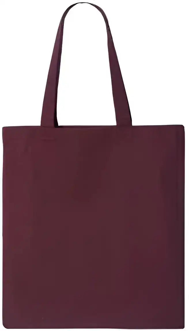 Q-tees Qtb Economical Tote - Maroon - one Size Fits Most