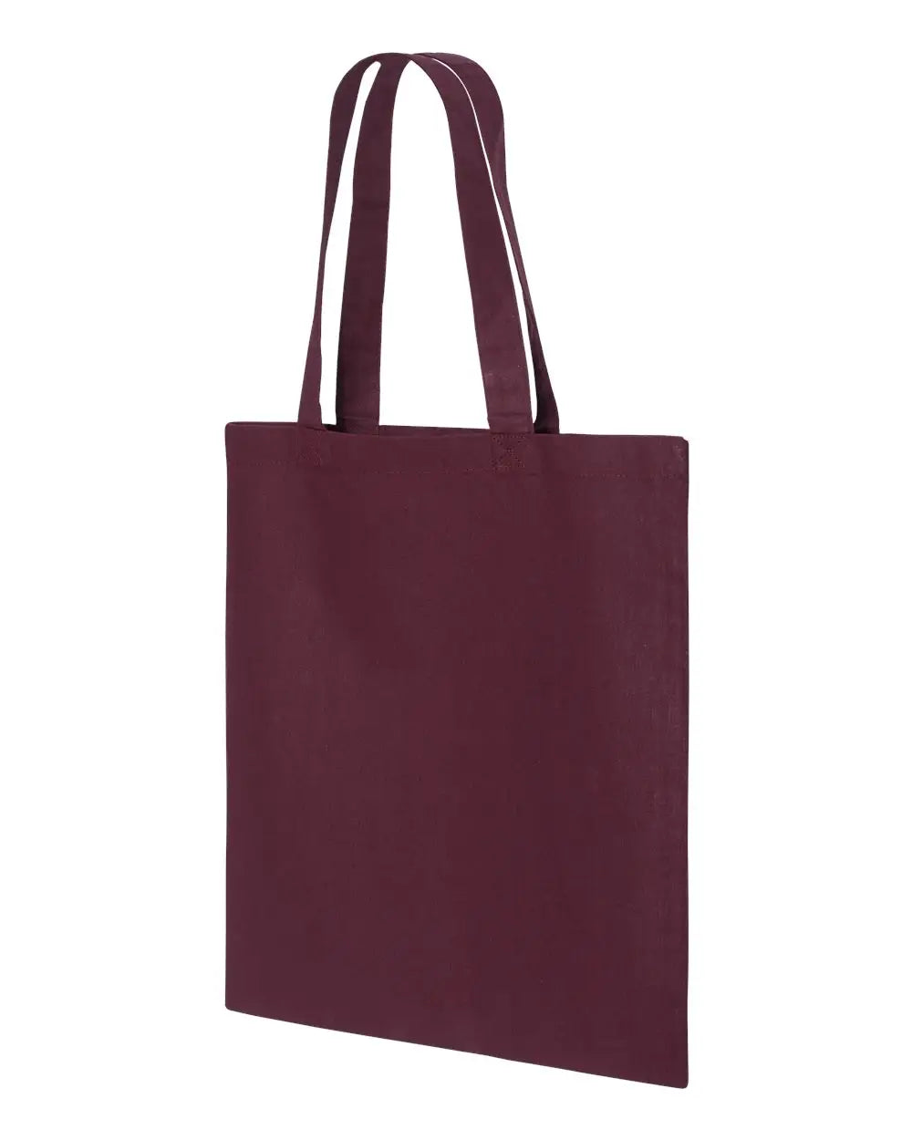 Q-tees Qtb Economical Tote - Maroon - one Size Fits Most