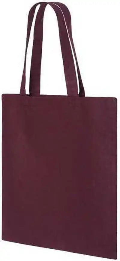 Q-tees Qtb Economical Tote - Maroon - one Size Fits Most