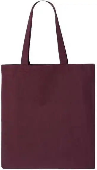 Q-tees Qtb Economical Tote - Maroon - one Size Fits Most