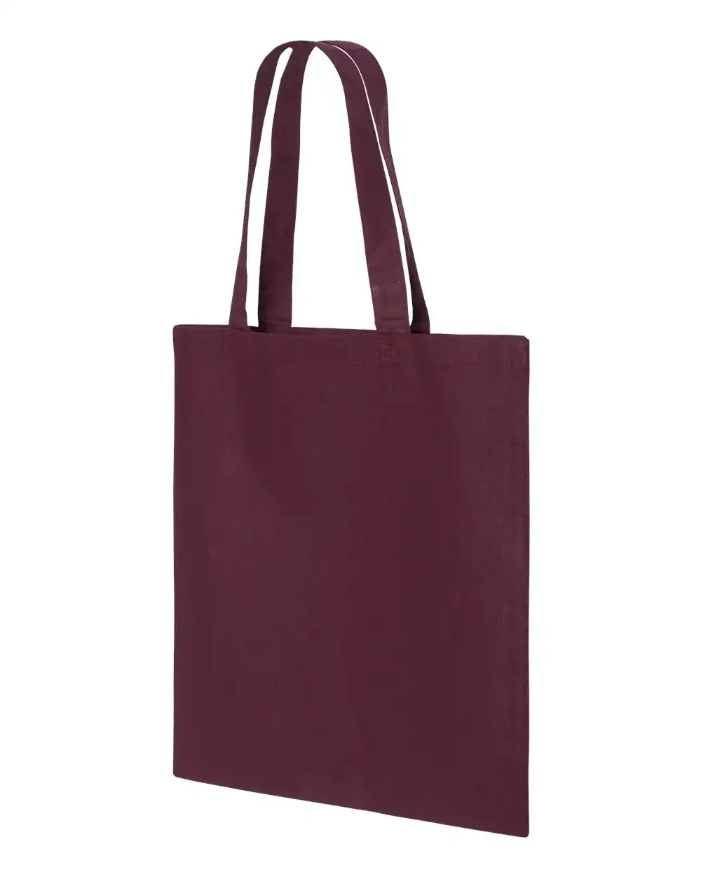 Q-tees Qtb Economical Tote - Maroon - Osfa