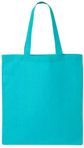 Q-tees Qtb Economical Tote - Turquoise - one Size Fits Most