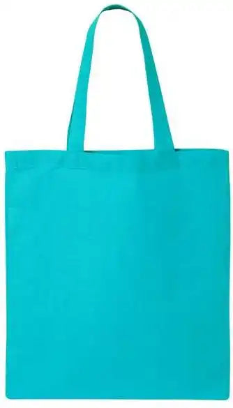 Q-tees Qtb Economical Tote - Turquoise - one Size Fits Most