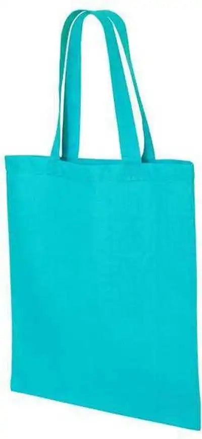 Q-tees Qtb Economical Tote - Turquoise - one Size Fits Most