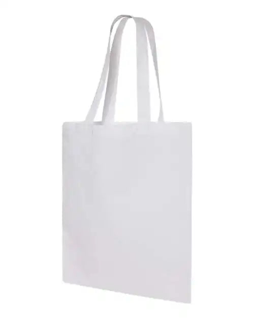 Q-tees Qtb Economical Tote - White - one Size Fits Most