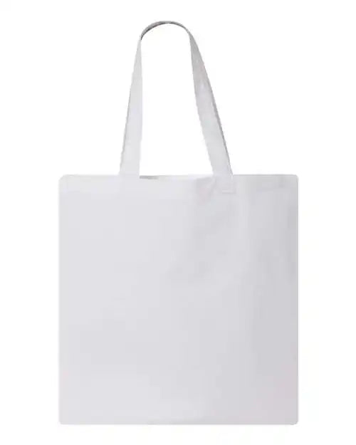 Q-tees Qtb Economical Tote - White - one Size Fits Most