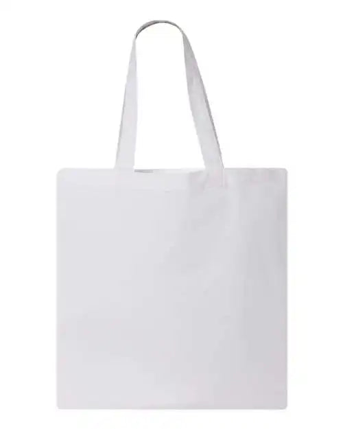 Q-tees Qtb Economical Tote - White - one Size Fits Most